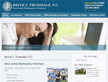 Tablet Screenshot of btruelaw.com